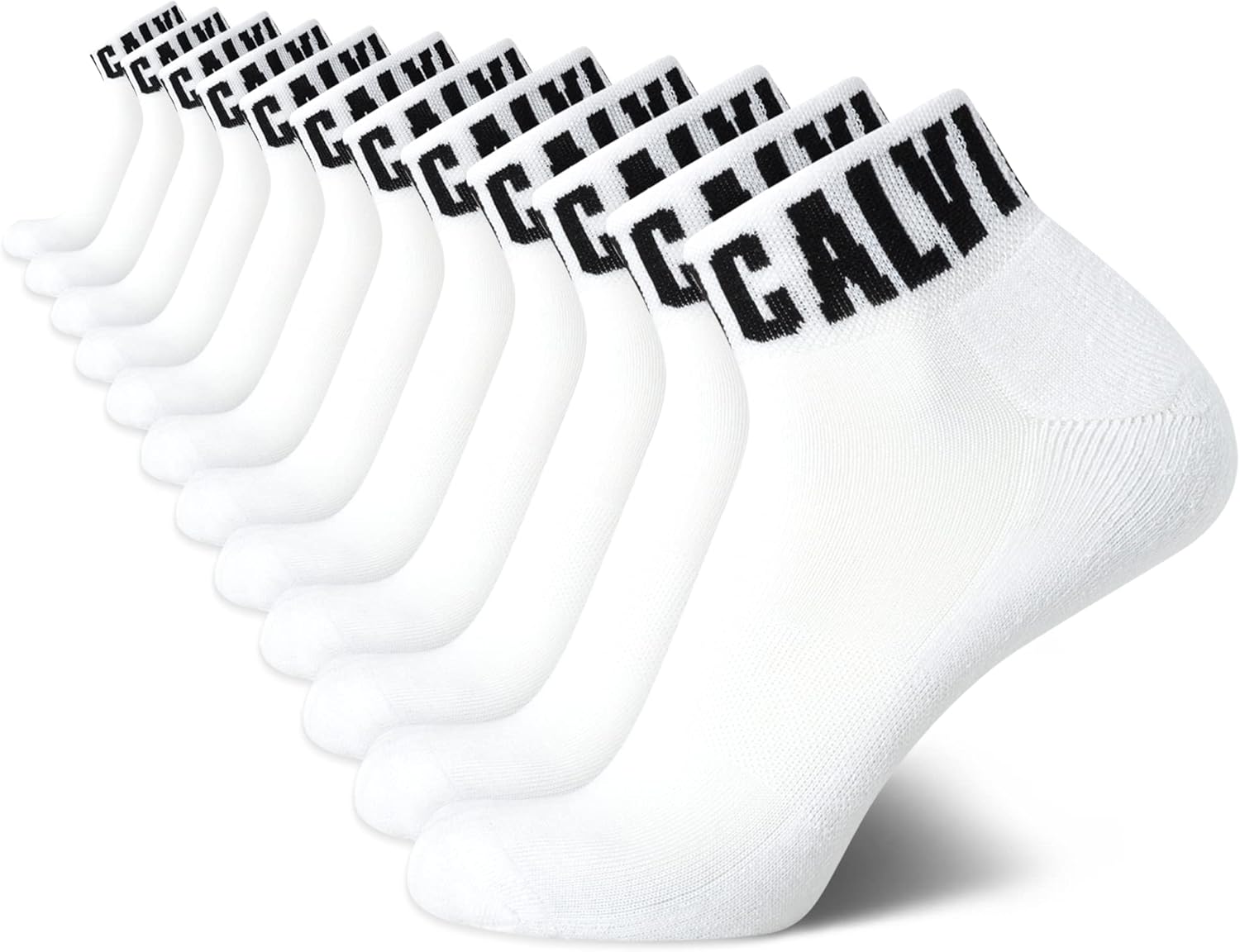 Calvin Klein Men's High Quarter Socks - Cushioned Comfort Pack