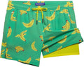 maamgic Mens Swim Trunks with Compression Liner - Quick Dry Fit