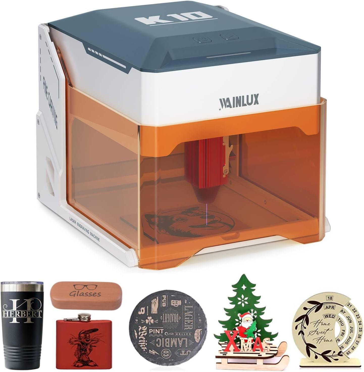 WAINLUXPRO K10 Laser Engraver: Portable 5W Engraving Machine