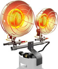 Propane Heater Outdoor 30000 BTU Double Tank Top Cordless Radiant