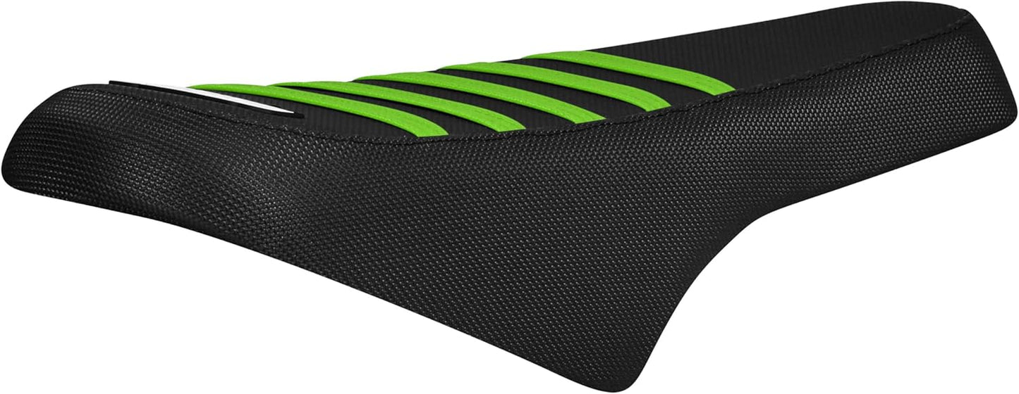 Enjoy Mfg Seat Cover for Ridstar Q20 E Bike - All Black Green Ribs