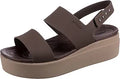 Crocs Womens Brooklyn Low Wedges Platform Sandals for Comfort