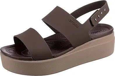 Crocs Womens Brooklyn Low Wedges Platform Sandals for Comfort
