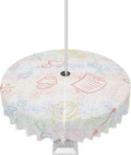 Valentine's Day Outdoor Tablecloth - Waterproof & Zippered 60 Round