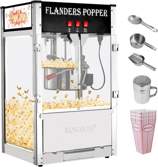 ROVSUN 12oz Popcorn Machine: Makes 80 Cups!