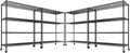 Heavy Duty Metal Shelves with Wheels for Garage Storage Needs