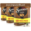 Senseo Strong Dark Roast Coffee Pods 144 Count - Bold, Full Flavor