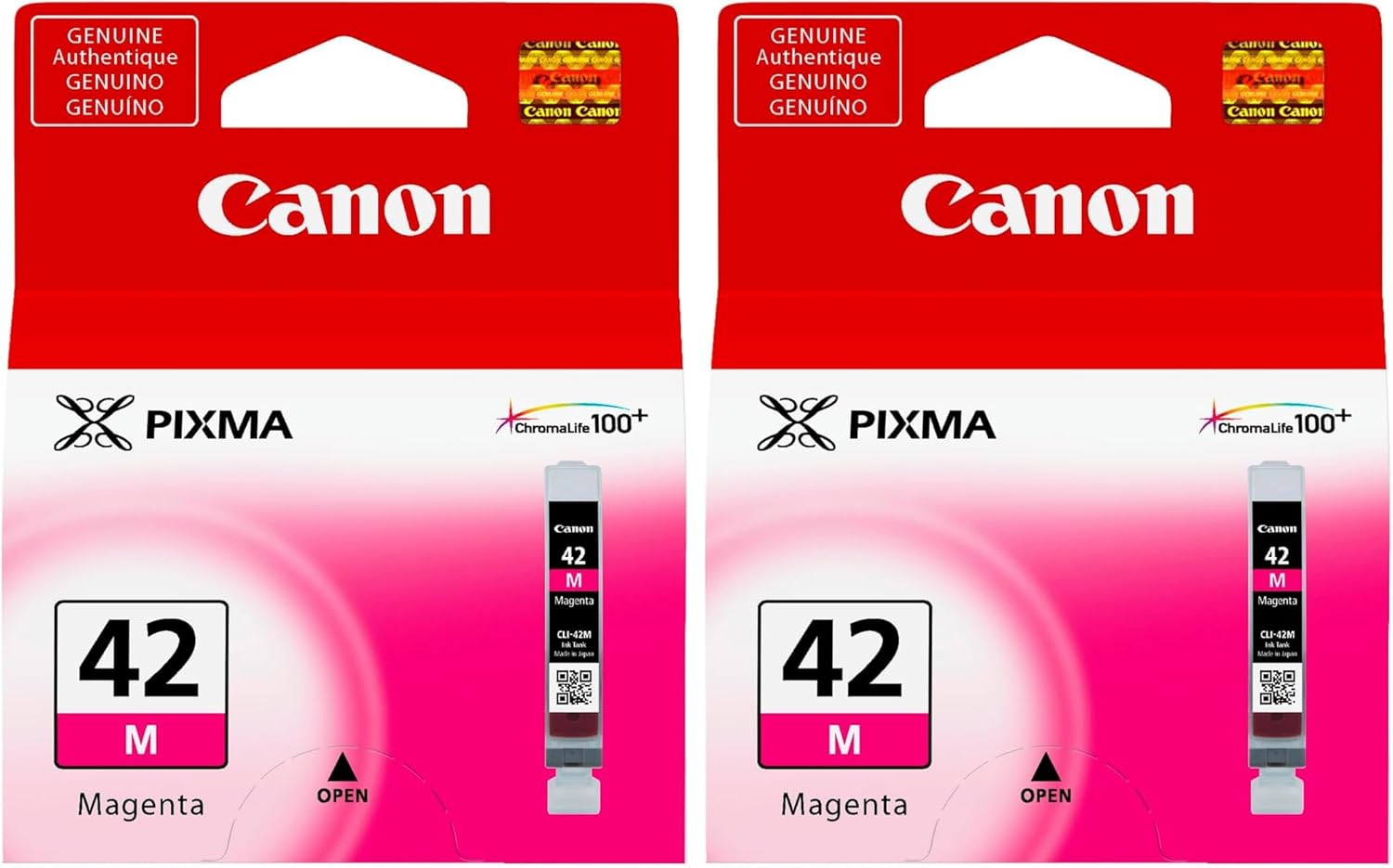 Canon CLI-42 Magenta Ink for PRO-100 Printers - Pack of 2