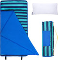 43 in Kids Nap Mat with Pillow - Soft Microfiber Toddler Nap Mat