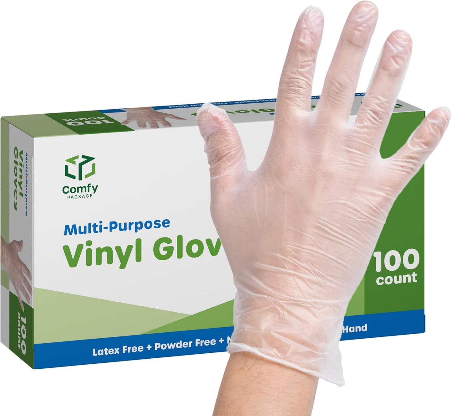 Clear Latex-Free Gloves for Cooking & Cleaning