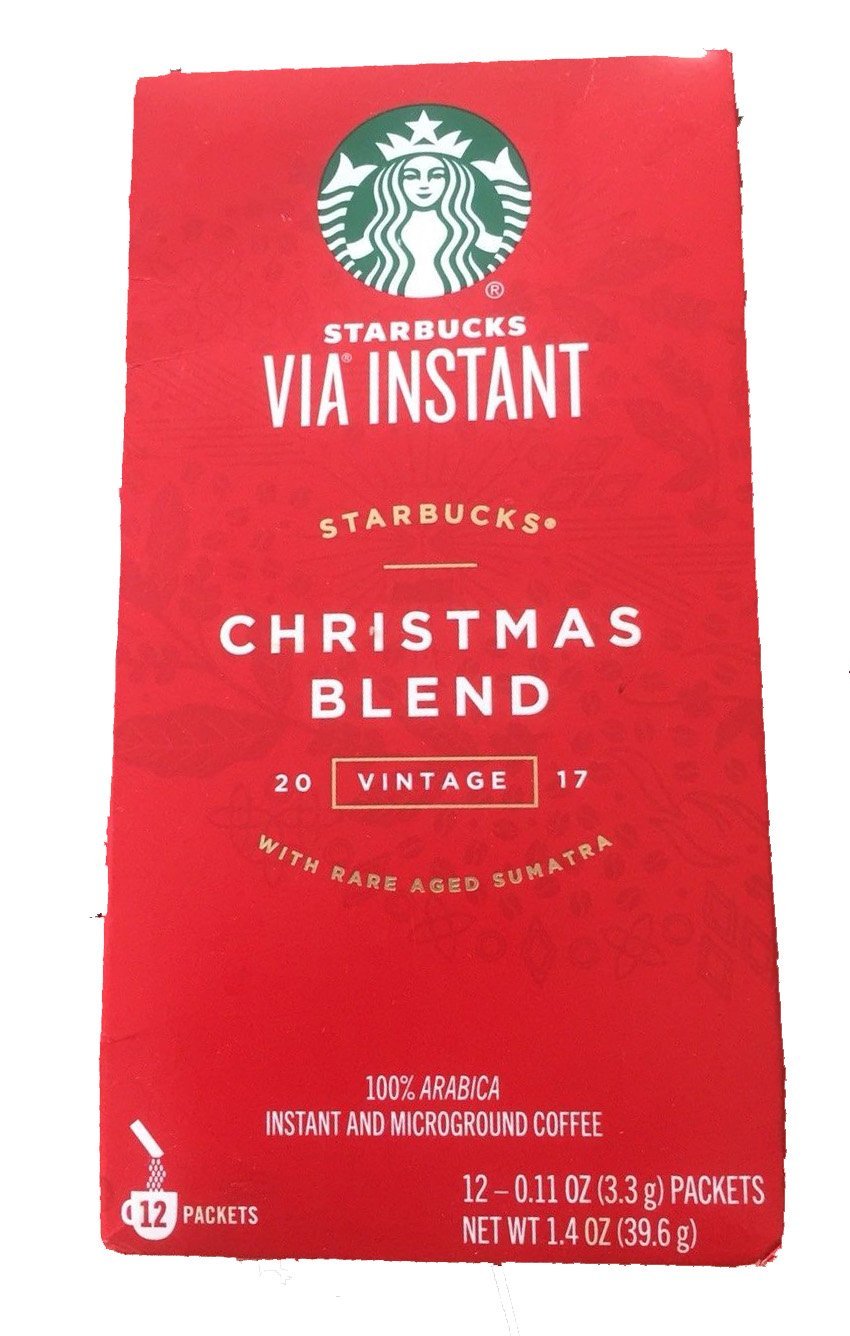 Starbucks Christmas Blend Instant Coffee 12 Pack