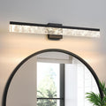 Modern Vanity Lights for Bathroom 32in Black LED Vanity Light