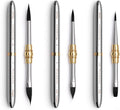 Dual-Tip Travel Watercolor Brushes - 6 Tip Styles for Plein Air