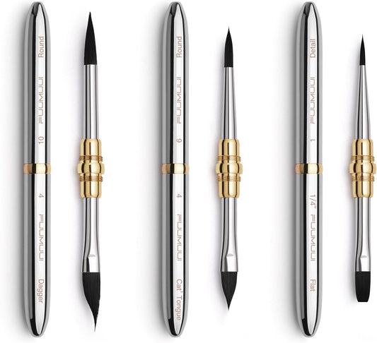 Fuumuui Dual-Tip Travel Watercolor Brushes Set for Artists