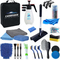 Car Wash Cleaning Kit with Foam Sprayer and Brushes - Complete