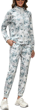 Women's Tracksuit Set Zip Up Jogger Outfit - Cozy Stretch Fit
