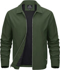 Men's Lightweight Windbreaker Jacket Full Zip Up - Casual Windproof