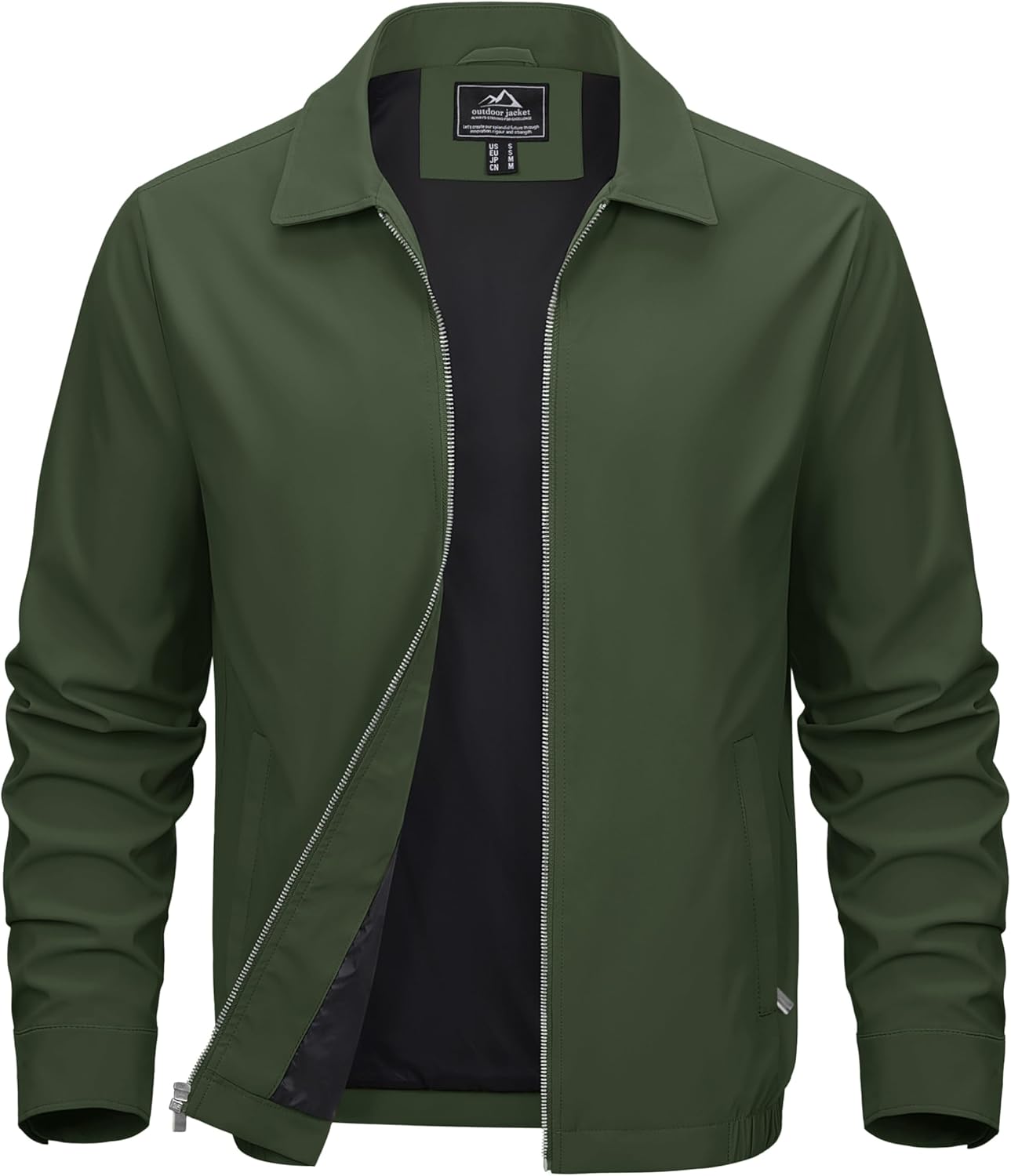 MAGCOMSEN Men's Lightweight Jackets for Casual Outdoor Wear