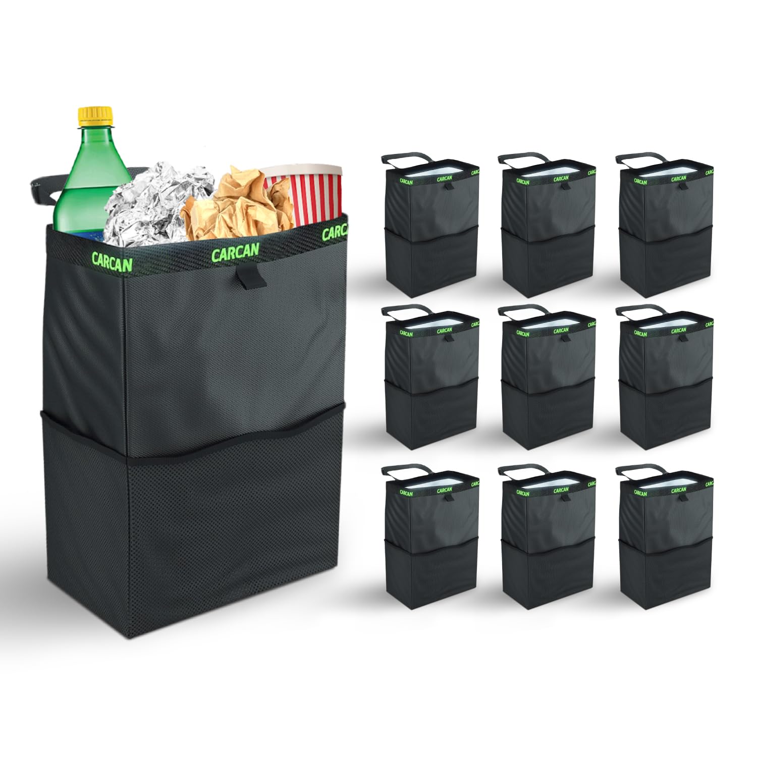 CarCan 10 Pack - The Ultimate Solution for Trash and Storage