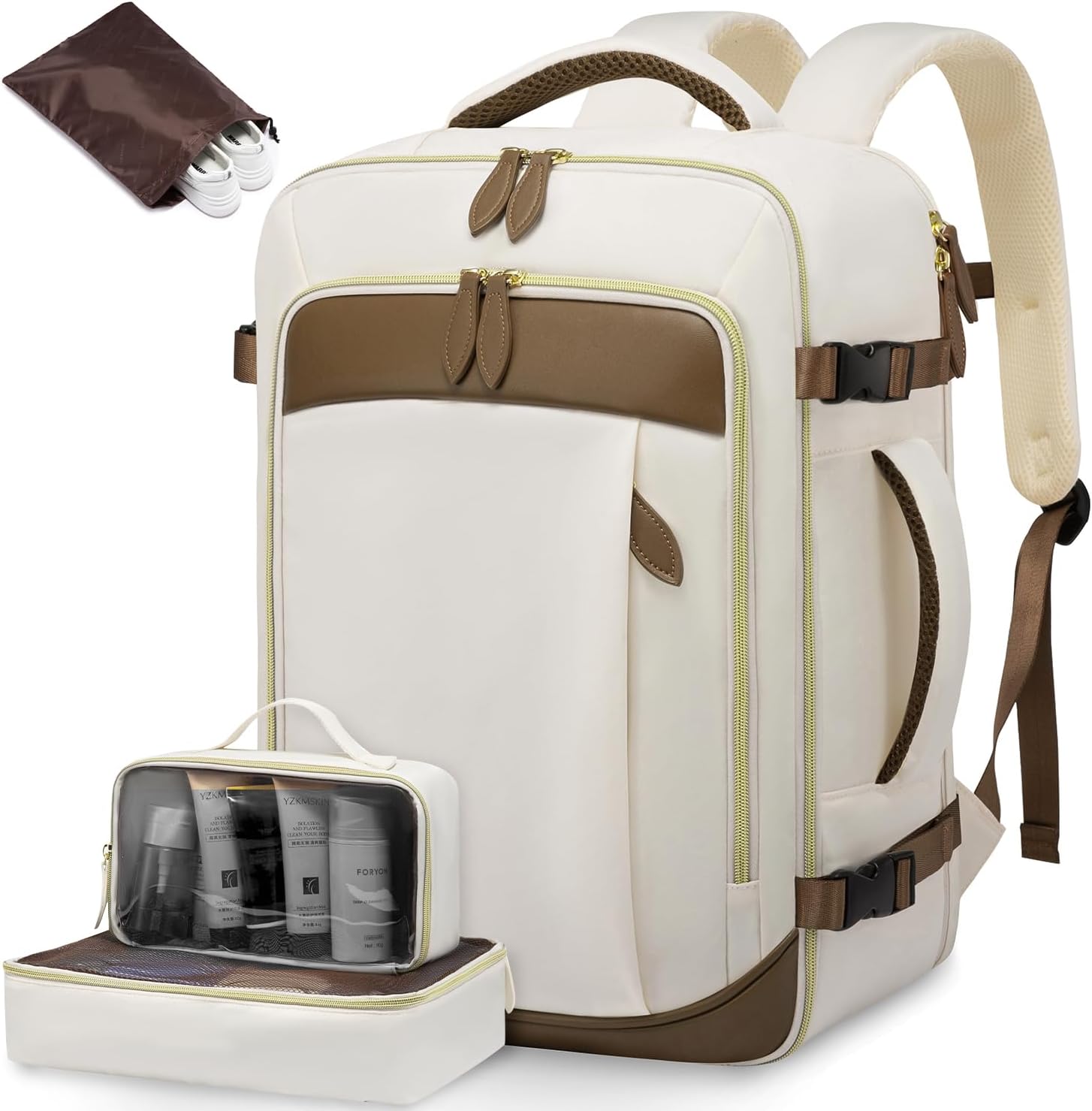 LOVEVOOK Travel Backpack for Women: 40L Carry On Convenience