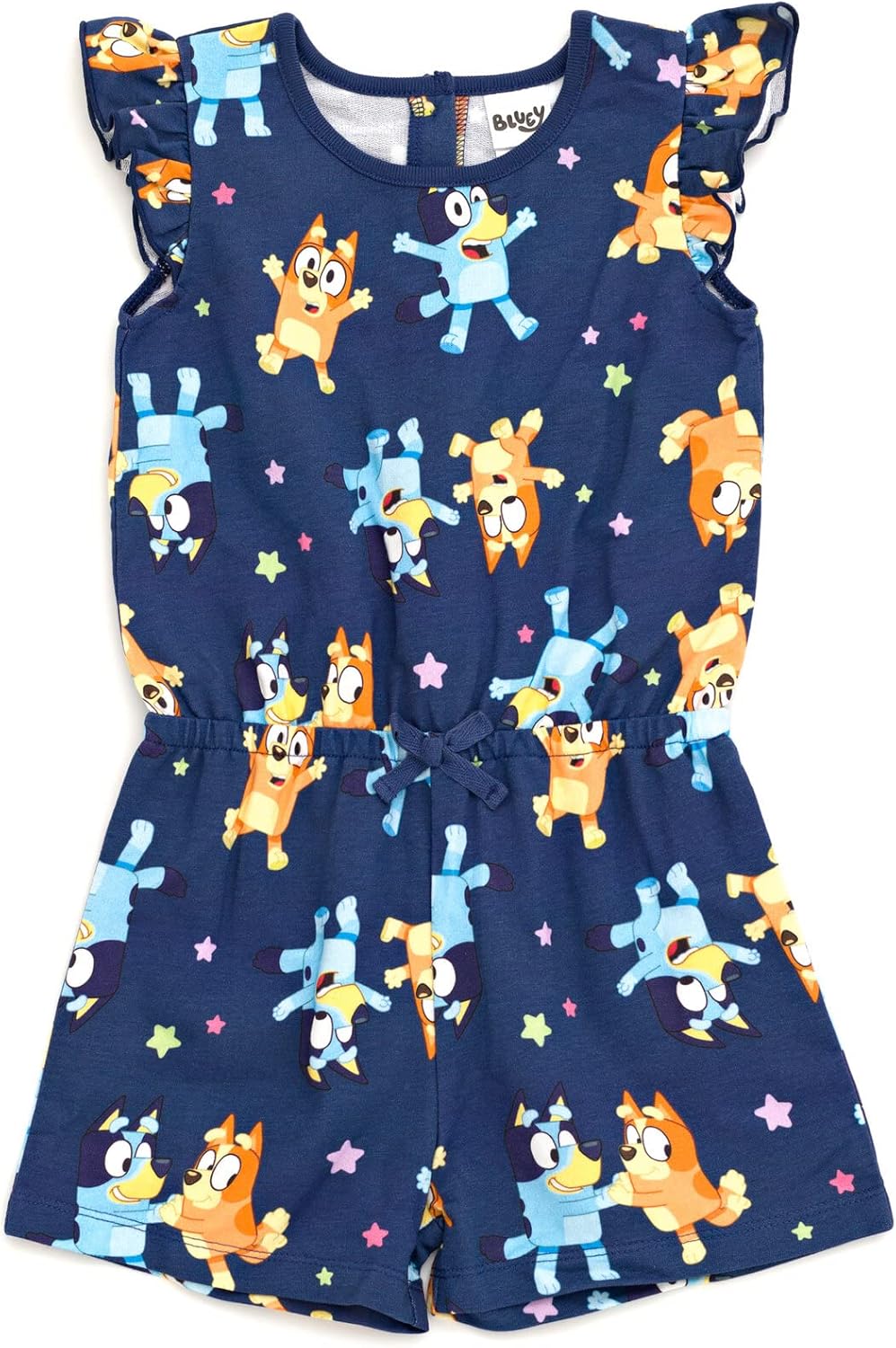 Bluey French Terry Sleeveless Romper for Infants to Big Kids