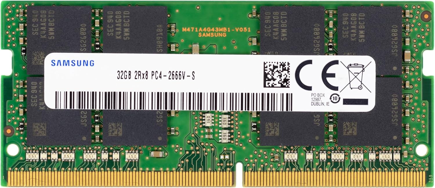 Samsung 32GB DDR4 2666MHz Laptop RAM for Enhanced Performance
