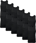 Gildan Men's A-Shirt Tanks Multipack - Soft Cotton Undershirts