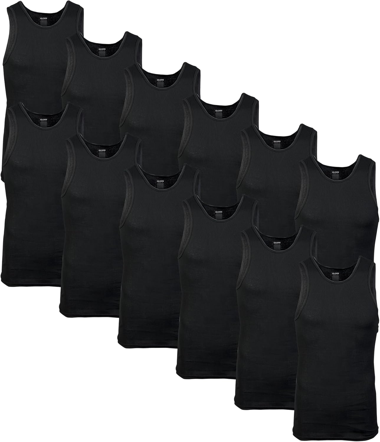 Gildan Men's A-Shirt Tanks Multipack for Comfort and Style