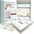 Baby Memory Book with Keepsake Box and Milestone Stickers - First Year
