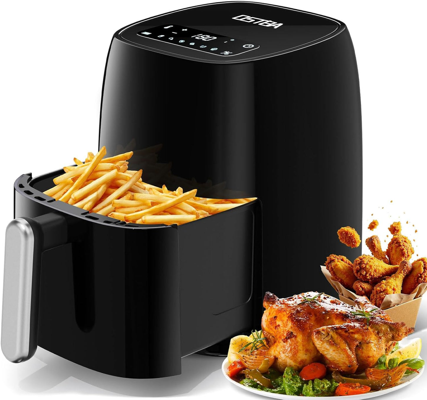 OSTBA 4.5QT Air Fryer with Touch Screen for Healthy Cooking