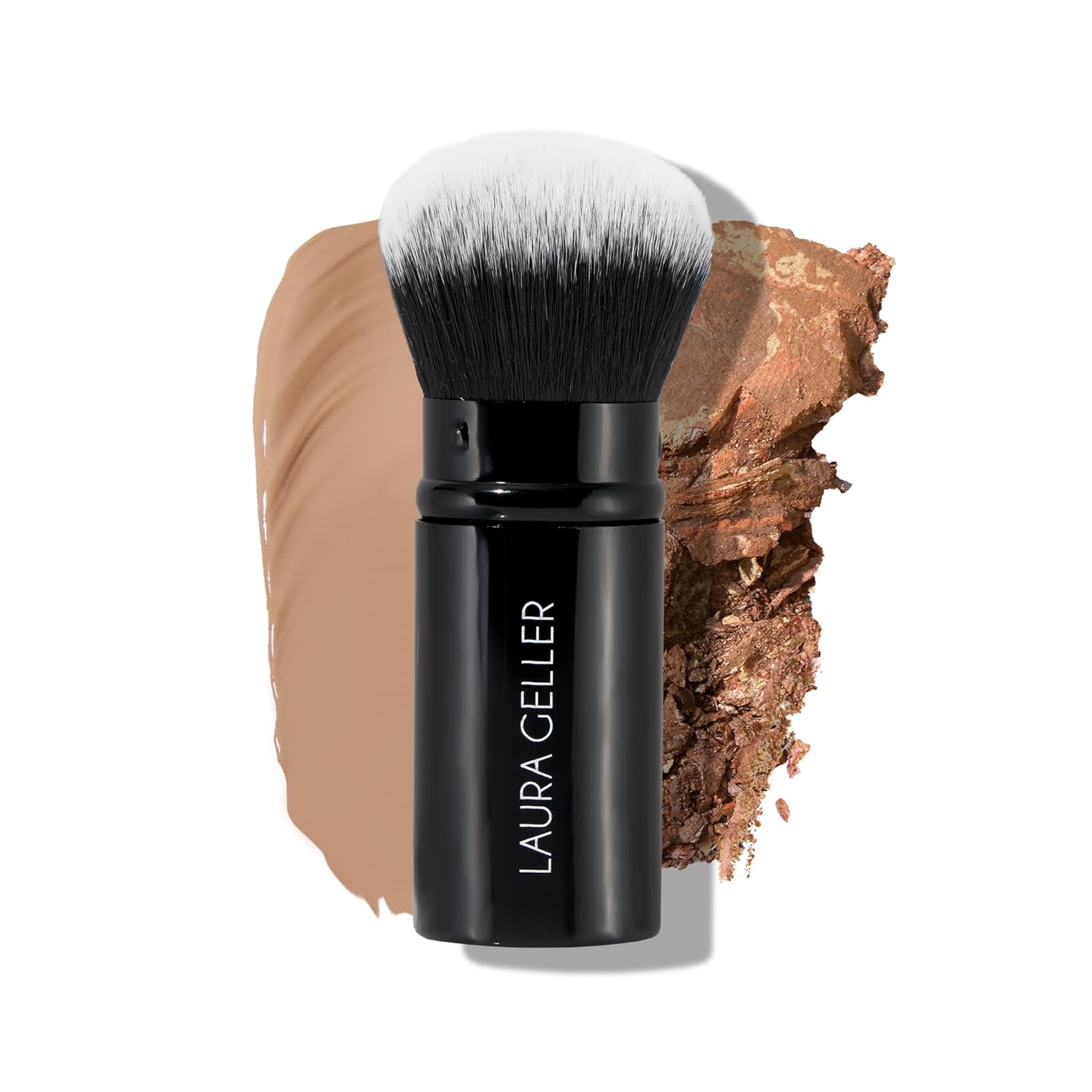 Retractable Airbrush Kabuki Brush for Flawless Makeup