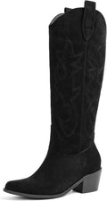 Erocalli White Cowgirl Boot Knee High Western Boots - Stylish