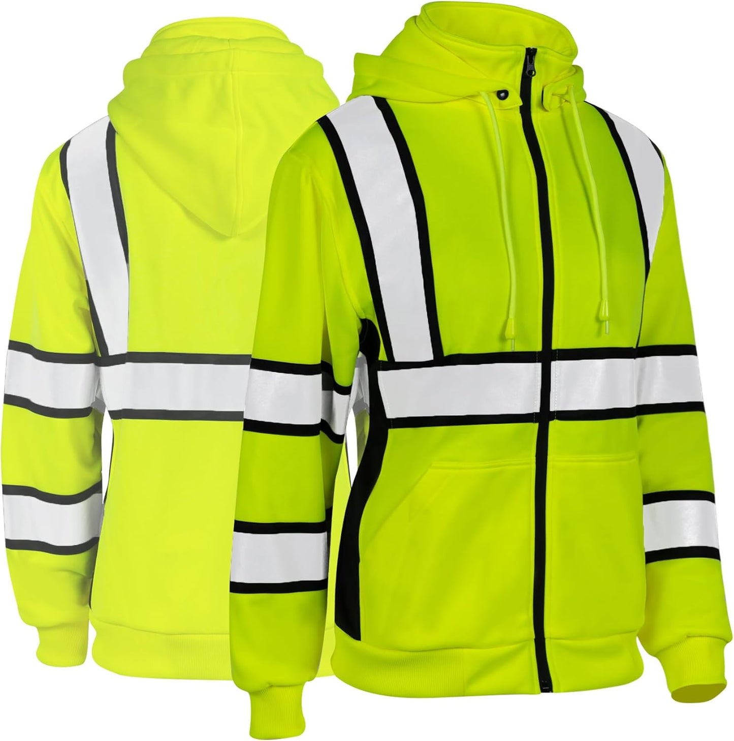 PALAMLY Women's ANSI Class 3 Hi Vis Hoodie - Stay Safe & Stylish!