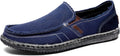 CASMAG Men's Casual Canvas Slip On Loafers - Lightweight Comfort