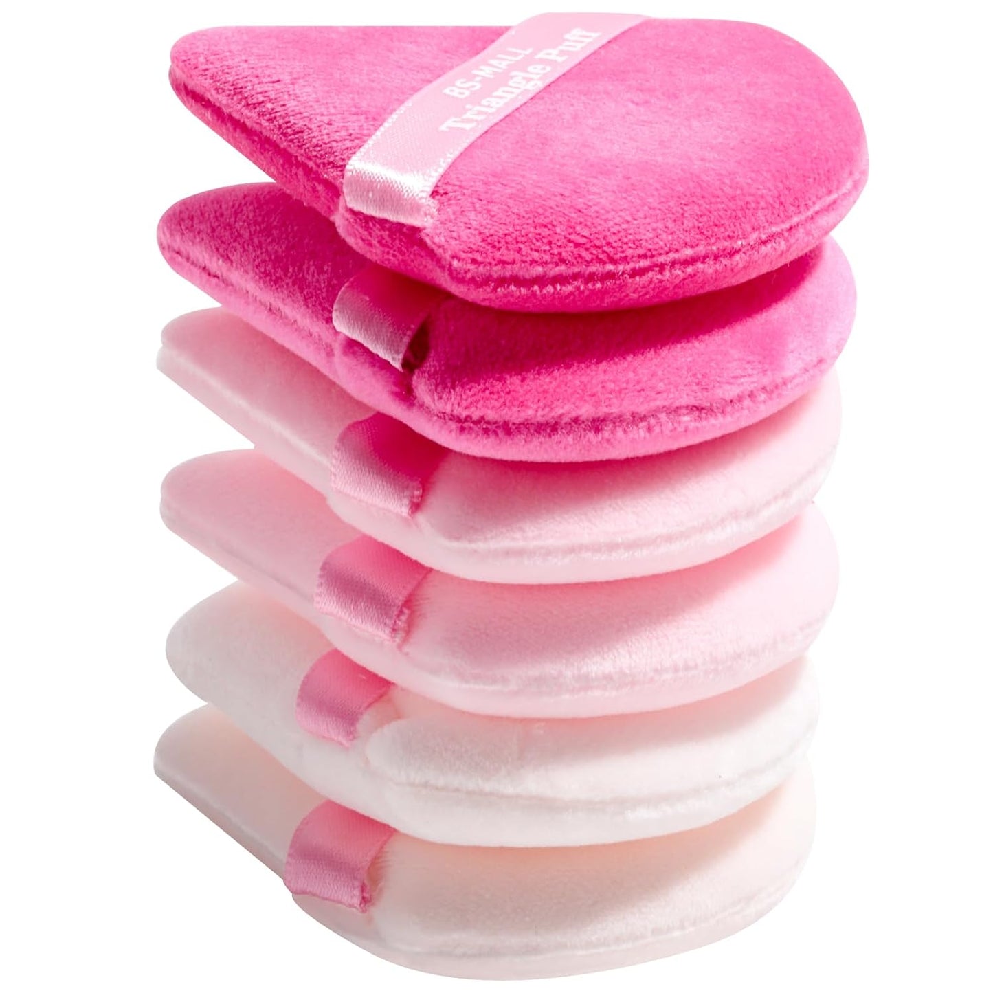 BS-MALL Soft Triangle Powder Puffs Pack of 7
