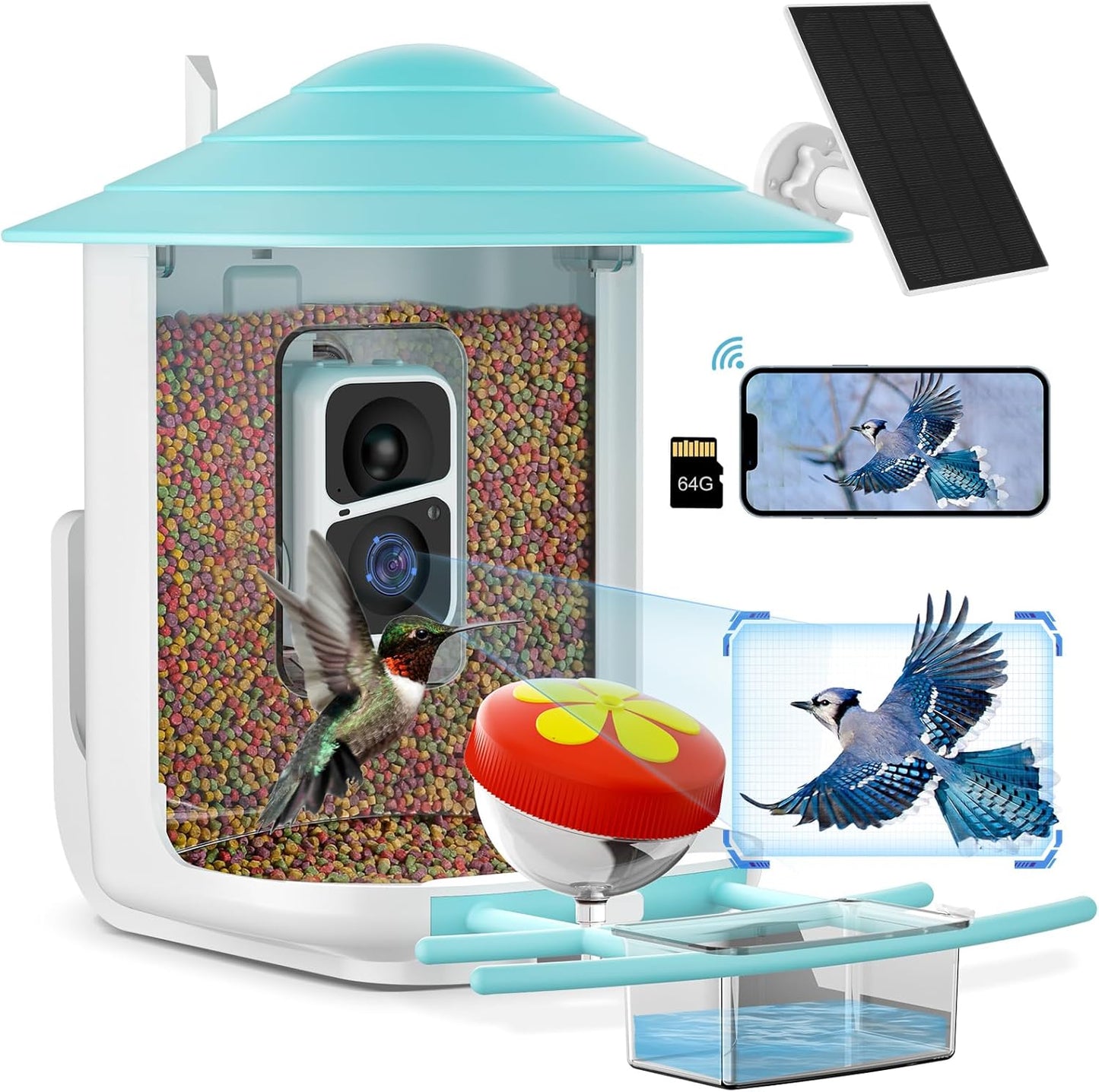 Smart Bird Feeder with Video Capture & AI Recognition