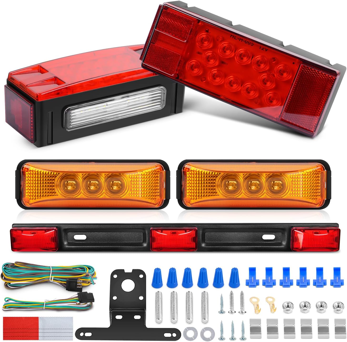 Nilight LED Trailer Light Kit for Safe and Bright Visibility