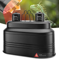 Dual Reptile Light Fixture with Independent Switches - Dual 160W