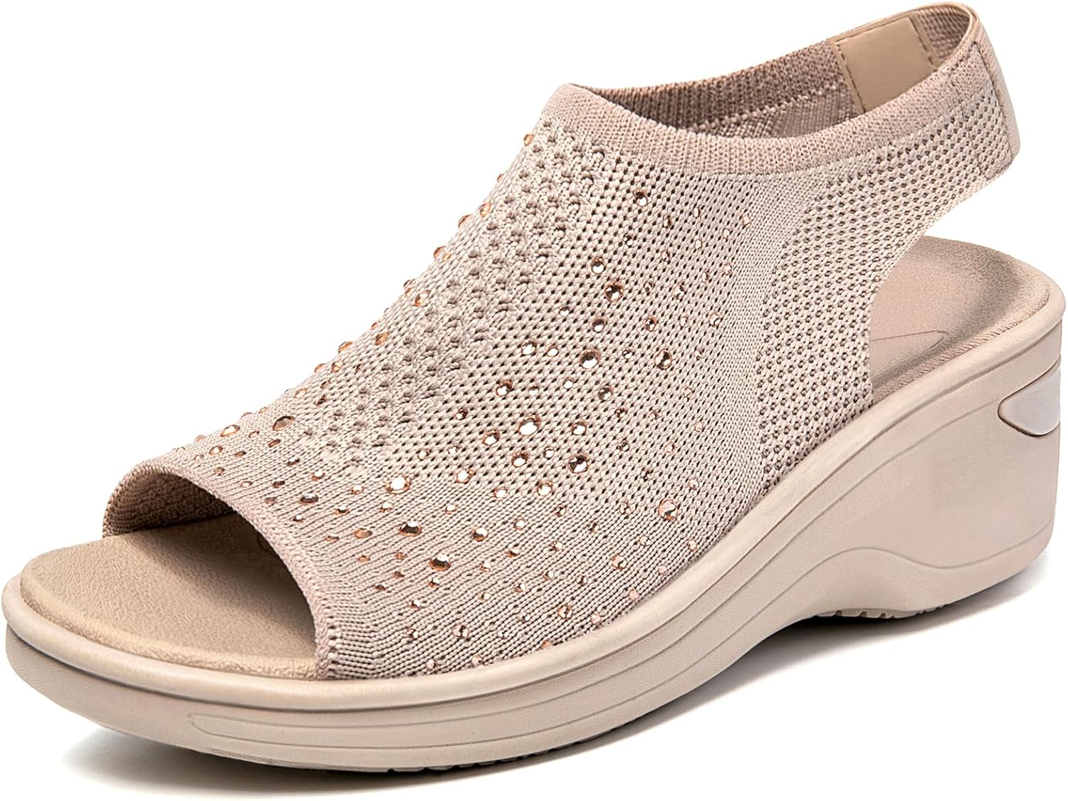 KOIMED Women's Comfortable Platform Walking Sandals for Summer