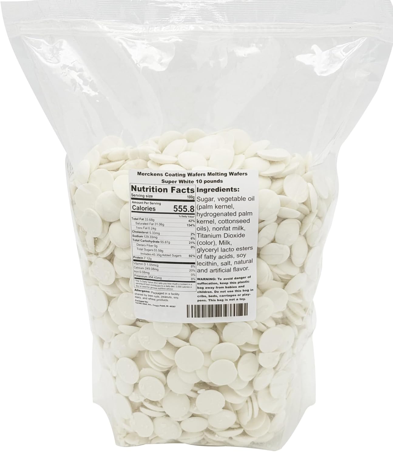 Merckens Coating Wafers Melting Wafers Super White 10 lb Review