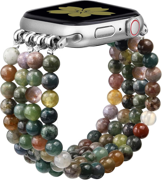 Handmade Natural Stone Apple Watch Band - Feminine & Cute