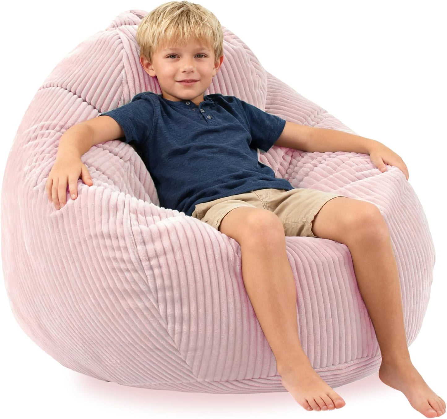 LPMOERA Bean Bag Chairs for Kids and Teens with Memory Foam