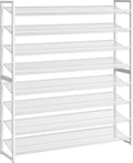 8-Tier Shoe Rack Organizer Holds 50 Pairs for Any Space