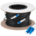 500ft Fiber LC to LC Outdoor Armored Single Mode Duplex Cable
