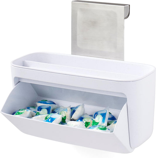 YouCopia DoorStash Dishwasher Pod Holder with Lid for Storage