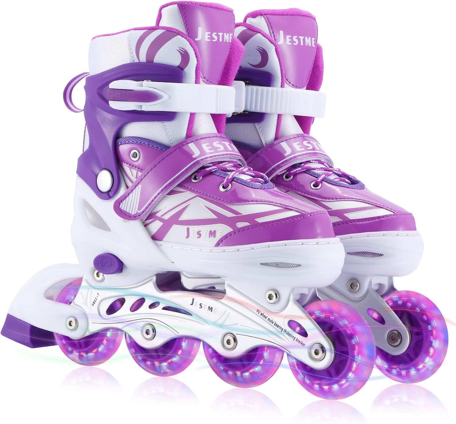 Adjustable Inline Skates for Kids with Illuminating Wheels
