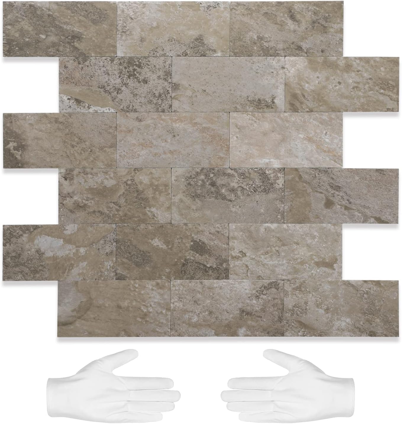 10-Sheet Subway Tile Peel and Stick Backsplash for Easy DIY