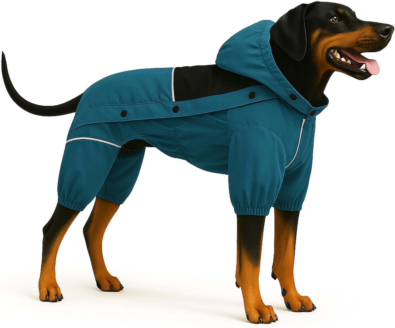 LOVELONGLONG Waterproof Dog Raincoat for All Seasons