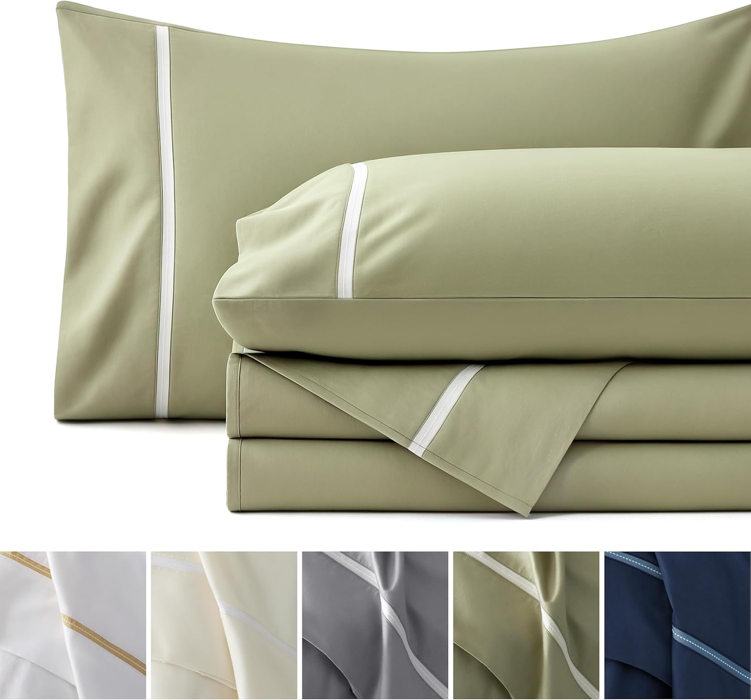 Luxurious 100% Cotton King Size Sheets Set for Ultimate Comfort