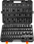 VEVOR Impact Socket Set 59PCS for Auto Repair with Cr-Mo Steel